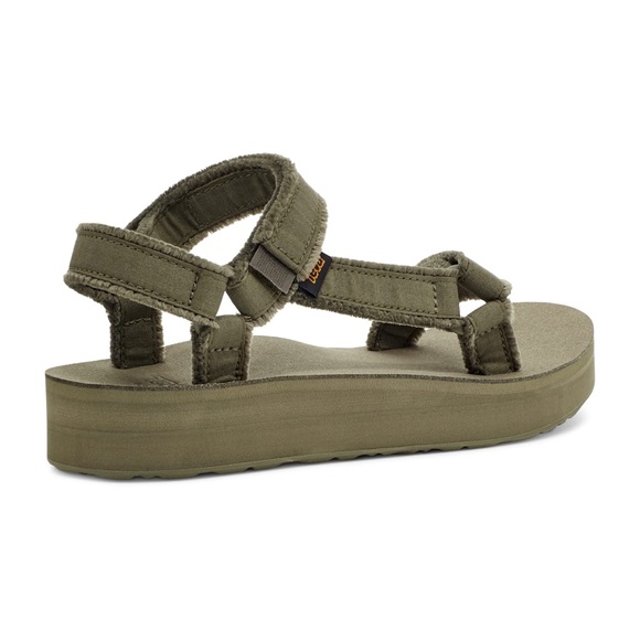 Teva Midform Universal Canvas Sandals in Olive Size 7 NEW - Picture 2 of 9